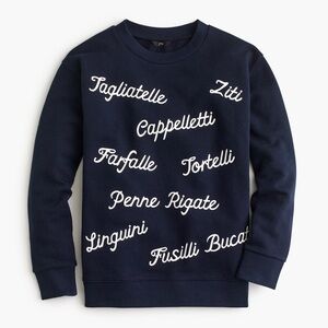 J.Crew Pasta Sweatshirt XXS